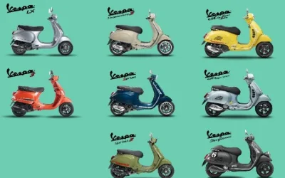 Semakin Mewakili Karakter Penggunanya, Vespa Kini Miliki Ragam Warna Baru